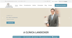 Desktop Screenshot of landecker.com.br
